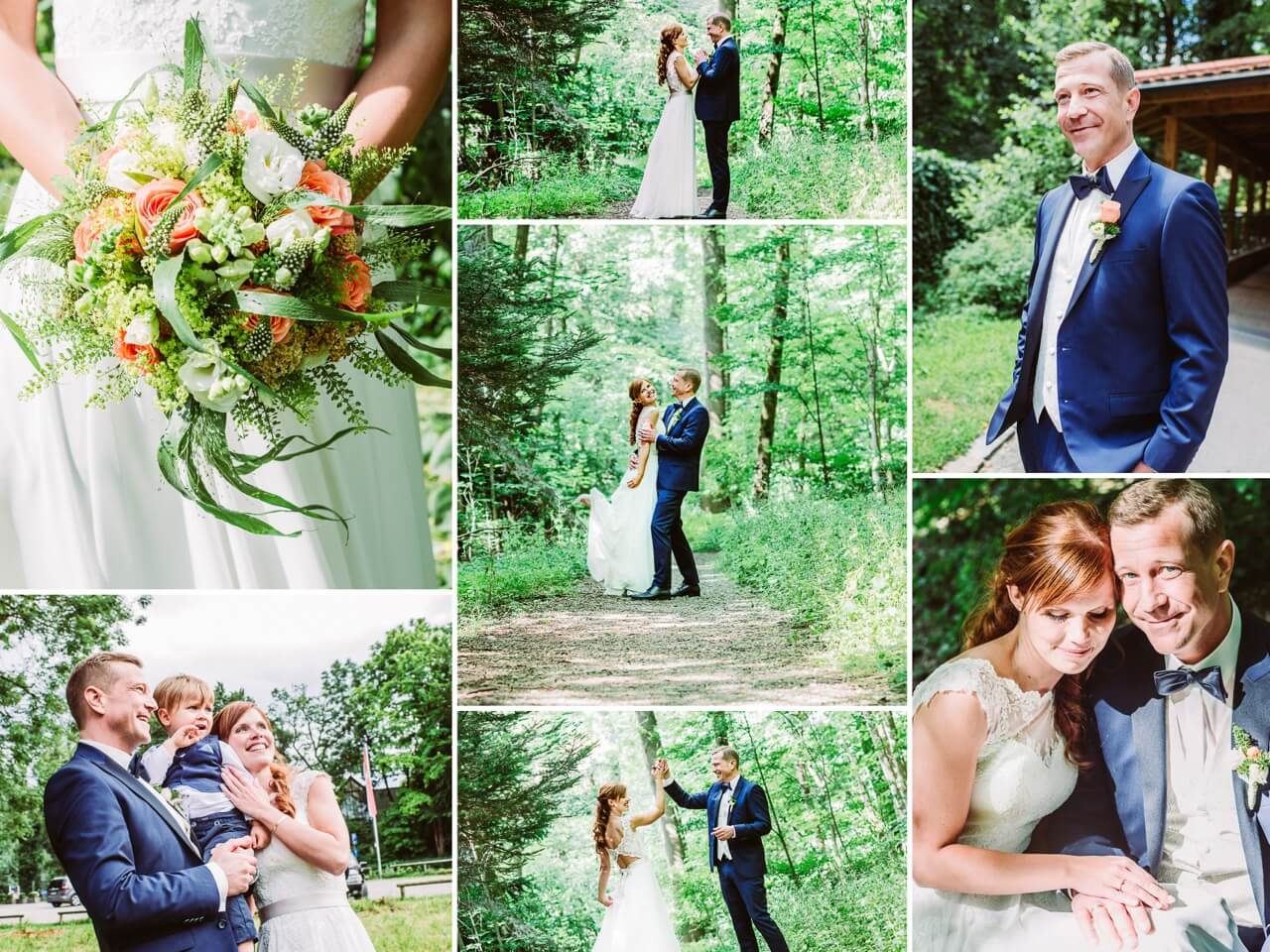 Hochzeitsfotofrafie München Collage Referenzen